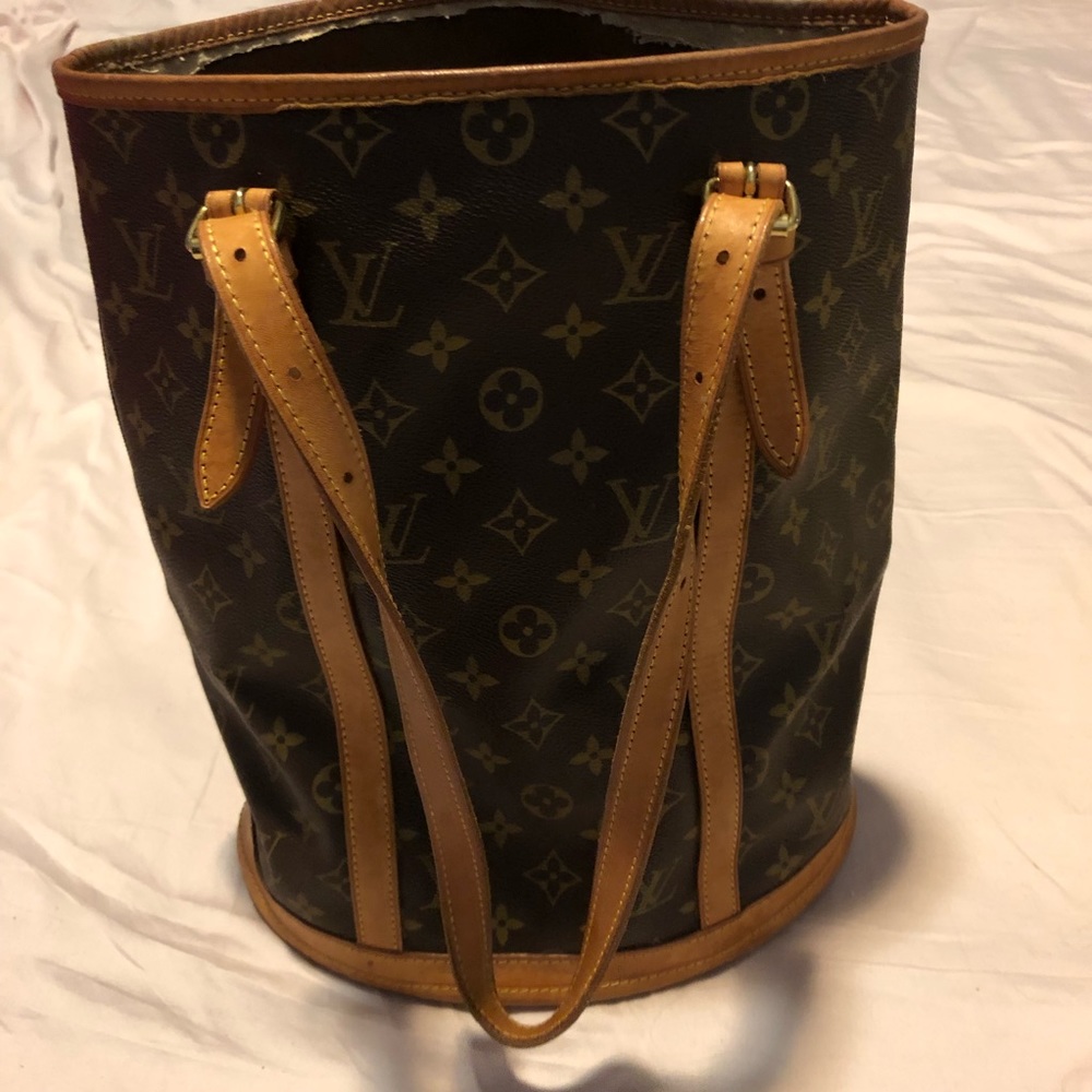 Louis Vuitton Bucket Style Bag and Wallet